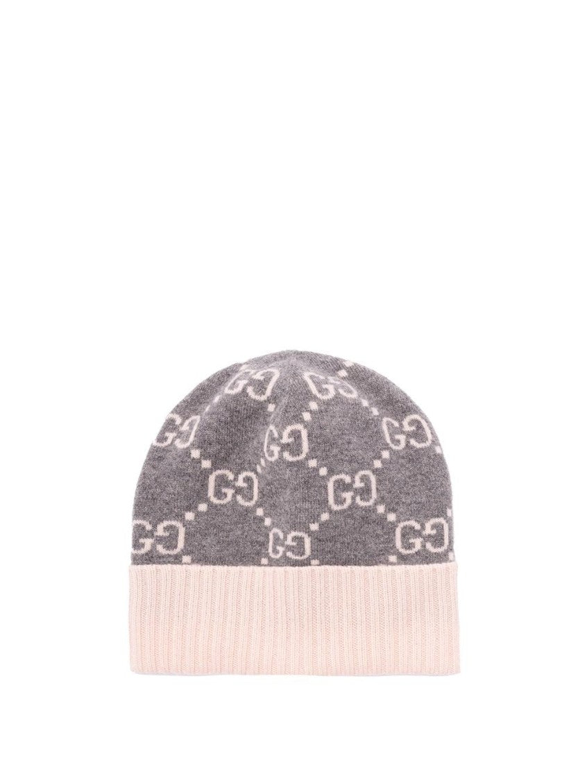 Gucci Two-Tone Knitted Wool Hat
