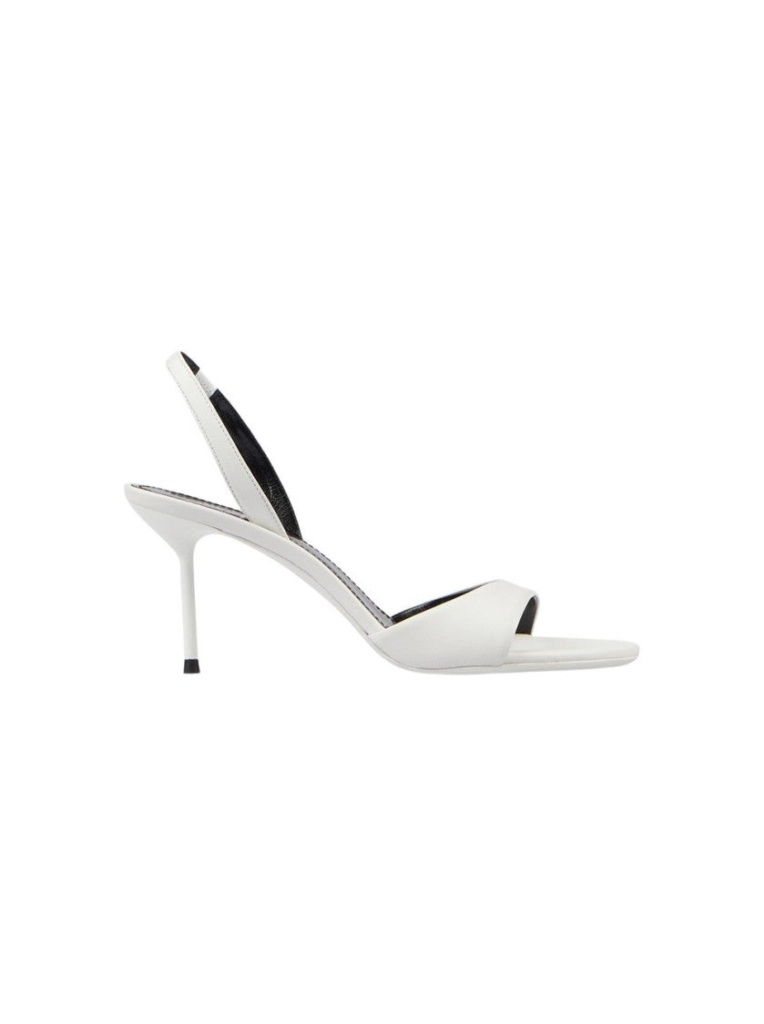 Paris Texas Lidia Slingback Sandal White Nappa Leather