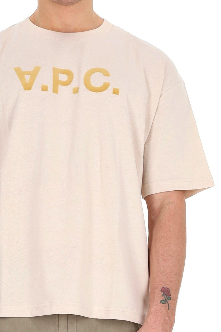 A.P.C. Vpc Large Logo Cotton T-Shirt
