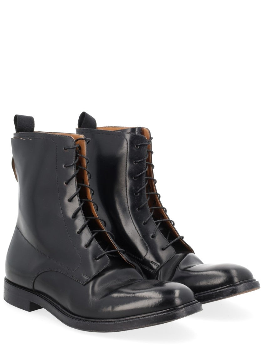 Maison Margiela Black Leather Loved To Death Boots