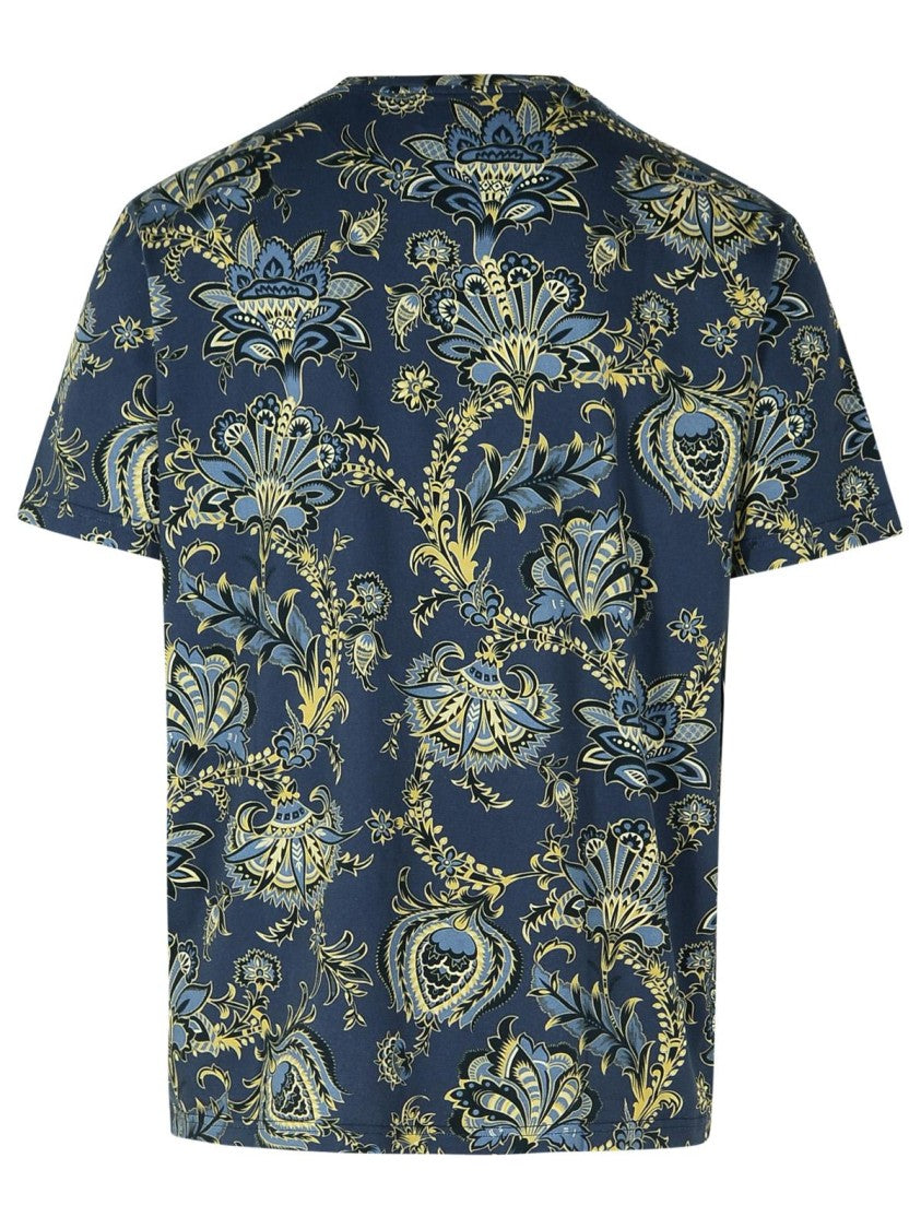 Etro Multicolor Cotton T-Shirt