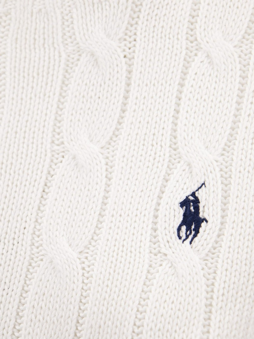 Polo Ralph Lauren Slim-Fit Cable Knit Sweater With Classic Design