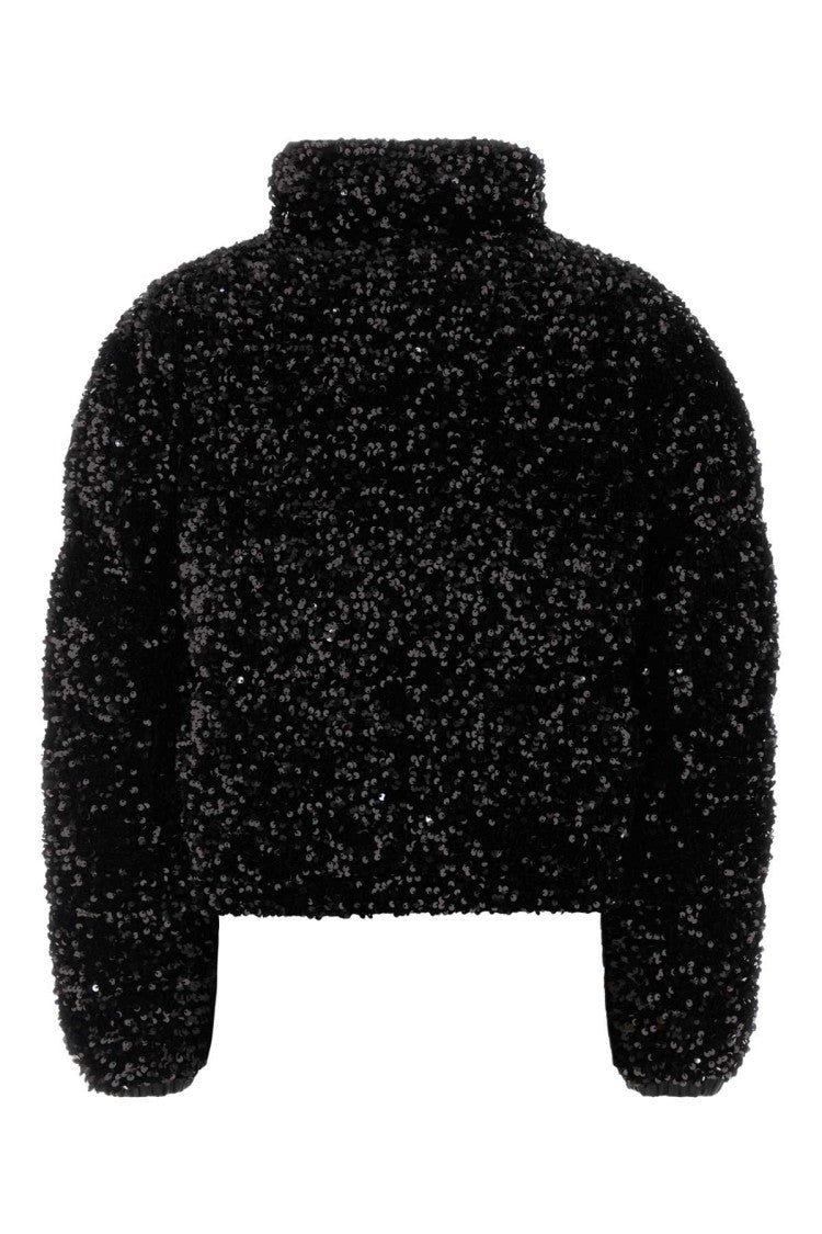 Moncler Embellished Polyester Louvi Down Jacket