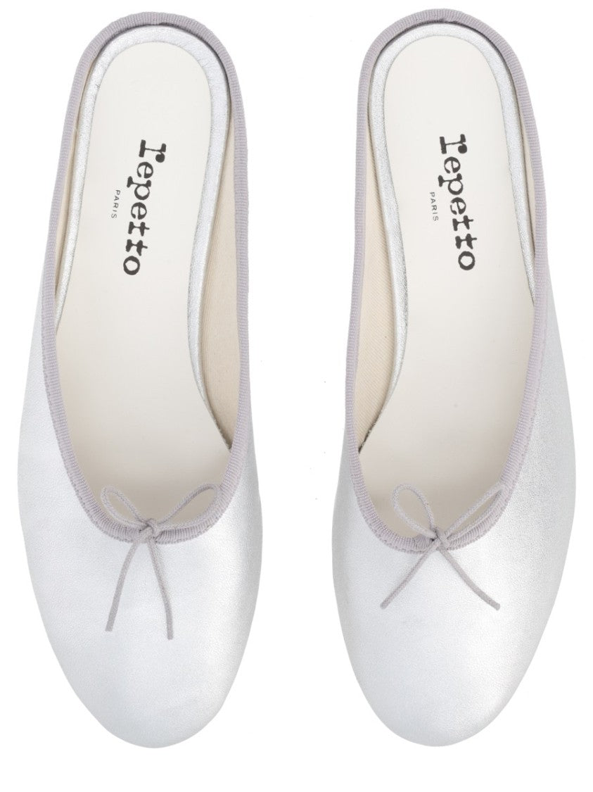 Repetto Ballerina Mule Camille Low Block Calfskin Mules