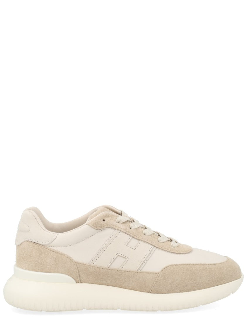 Hogan Interactive³ Smooth Suede Panel Calfskin Sneakers