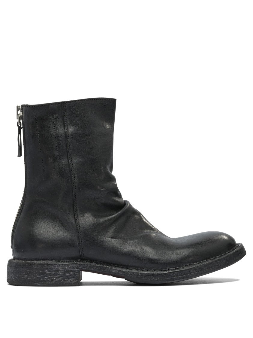 Moma "Minsk" Zippered Ankle Boots