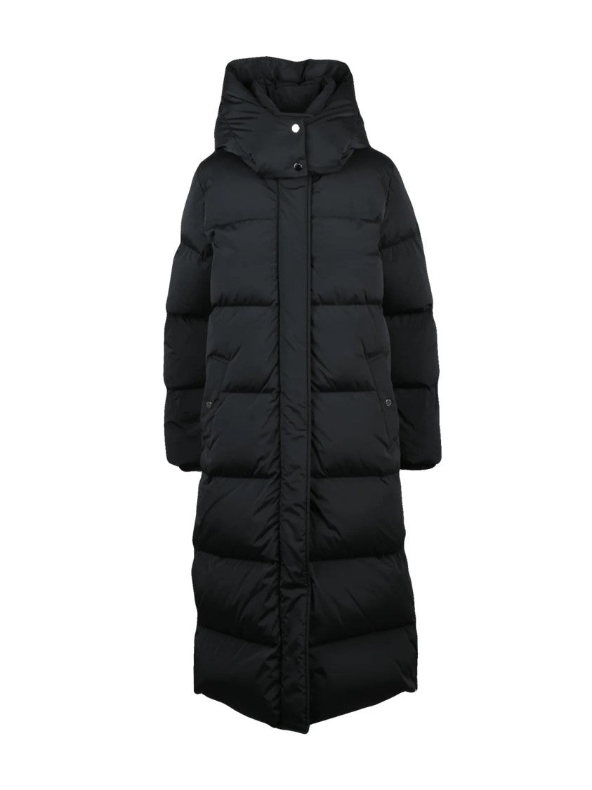 Woolrich Black Polyamide Quilted Down Jacket