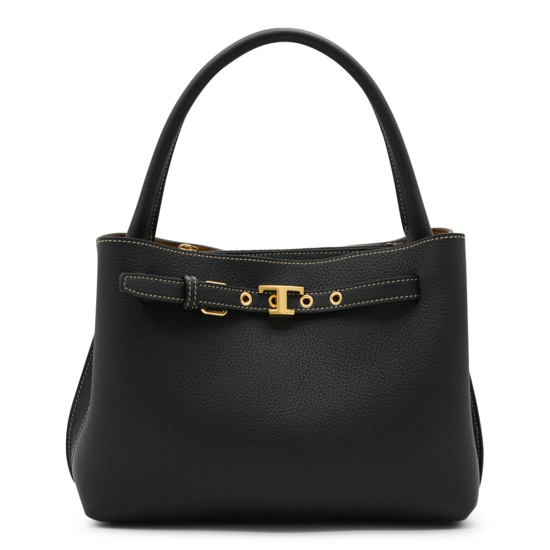 Tod's Textured Leather Tote With Gold-Tone Hardware