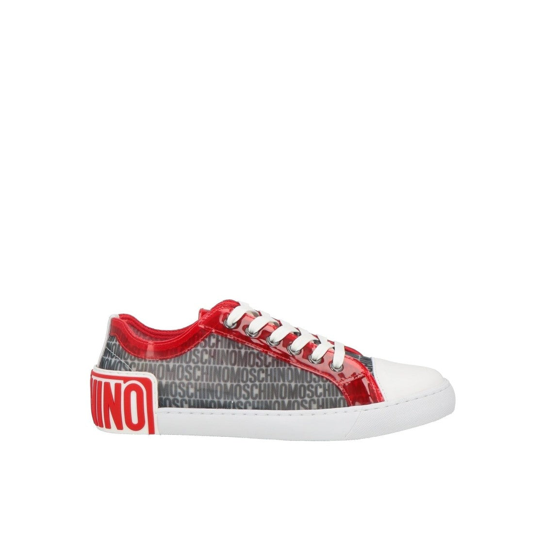 Moschino Low Top Sneakers With Logo Pattern