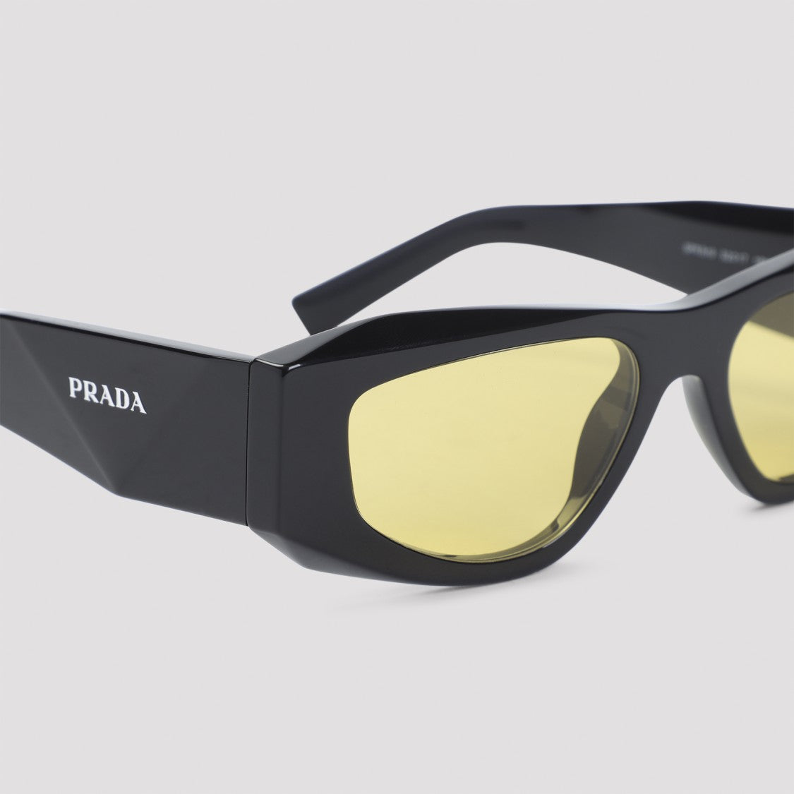 Prada Bold Rectangular Acetate Sunglasses