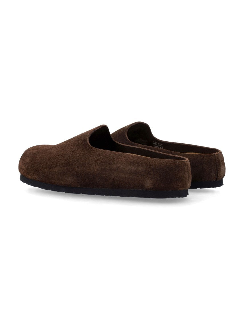 Birkenstock Amsterdam Closed Suede Clogs