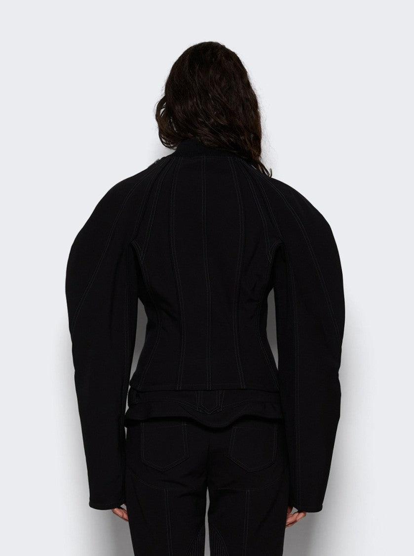 Mugler Sculpted Scuba Jacket