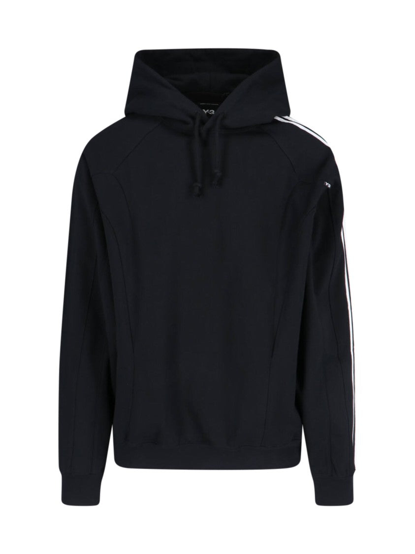 Y-3 "Cut Line" Hoodie – Black