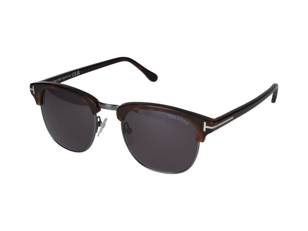 Tom Ford Tortoiseshell Clubmaster-Inspired Sunglasses