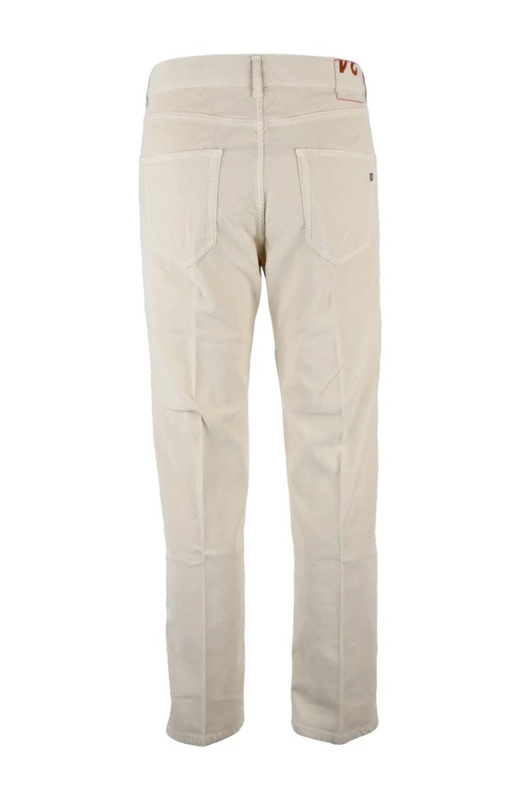 Dondup Ivan Velvet Trousers - White