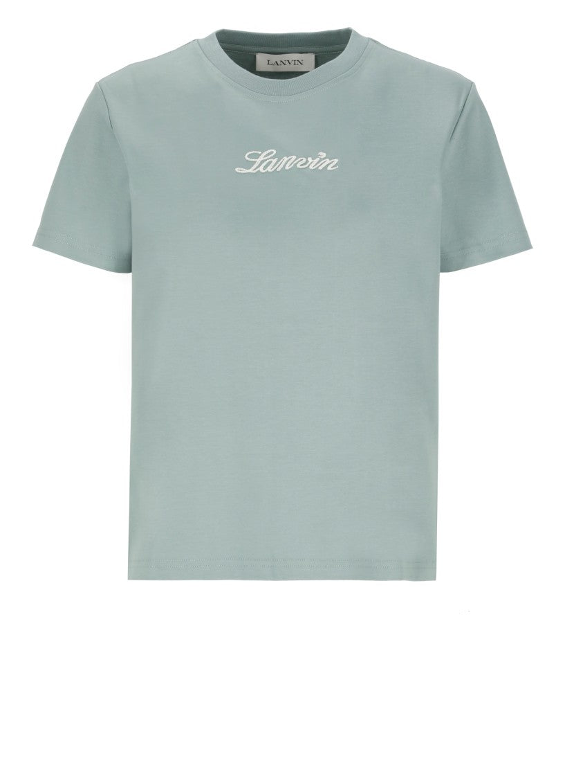 Lanvin Green Cotton T-Shirts