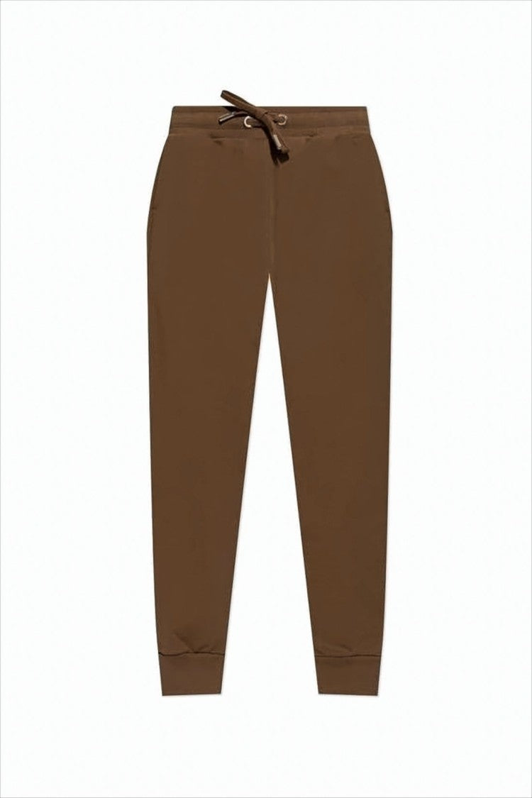 Ami Paris Relaxed Fit Brown Jogger Pants