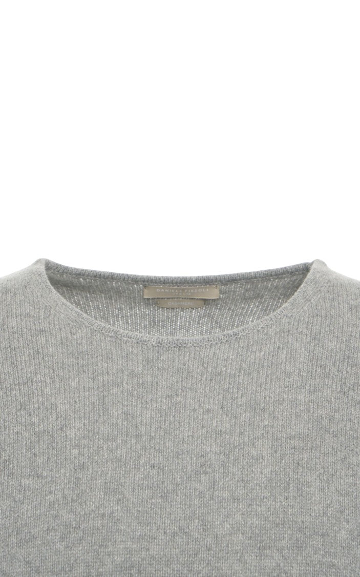 Daniele Fiesoli Cashmere Sweater With Classic Crew Neck