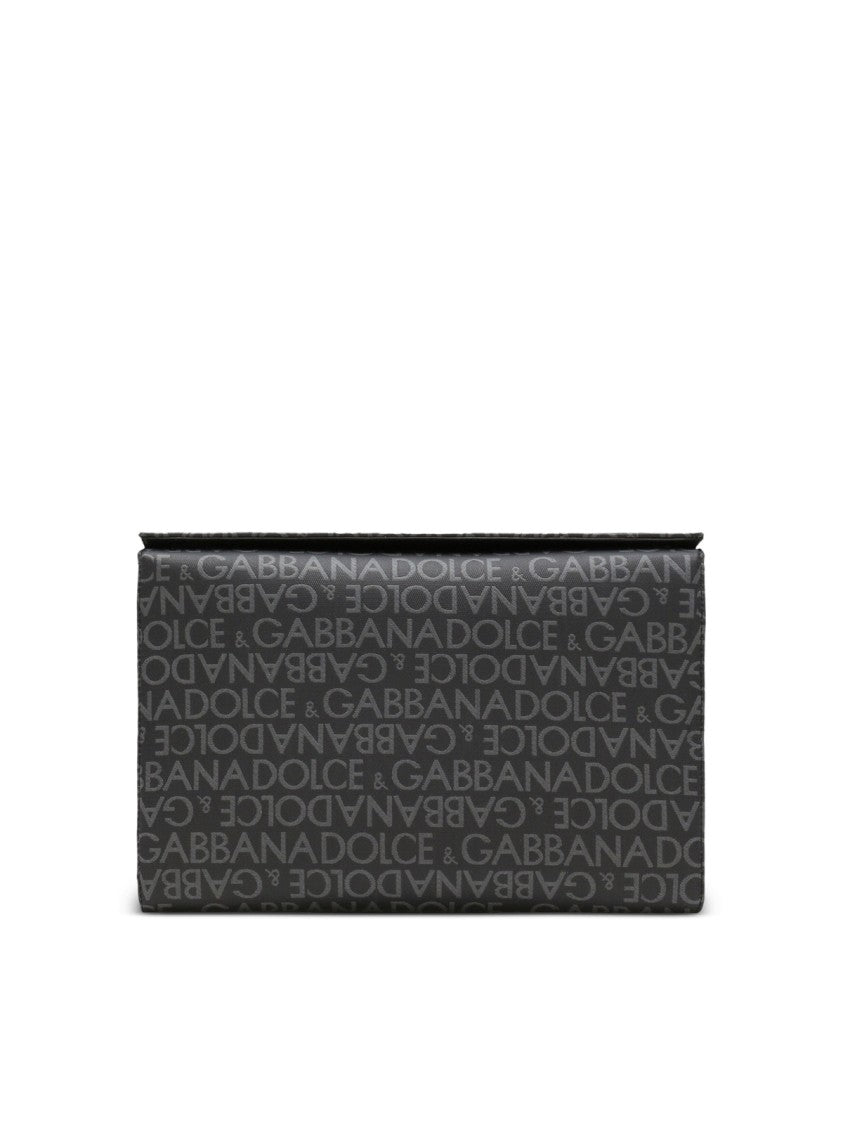 Dolce & Gabbana Allover Logo Shoulder Bag