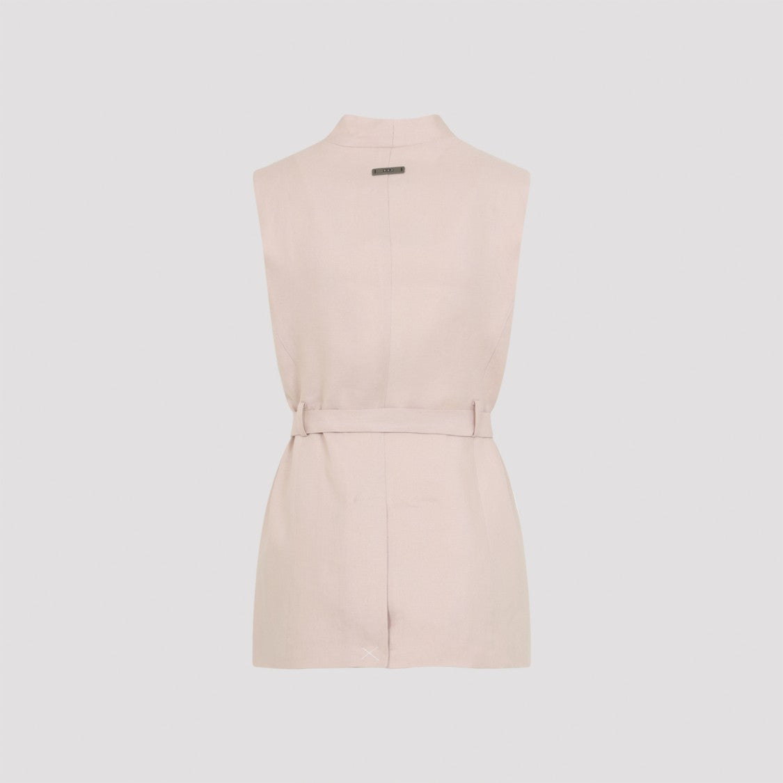 Peserico Pink Linen Gilet
