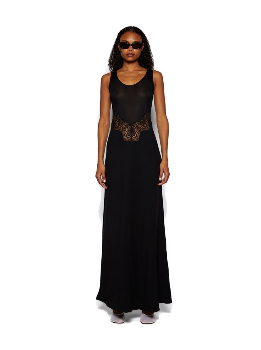 Christopher Esber Verna Lace Tank Dress Black