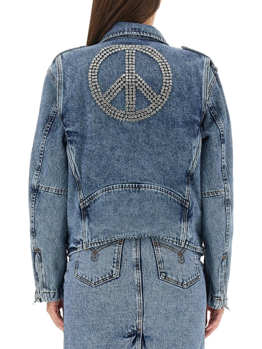 Moschino Biker Peace Symbol