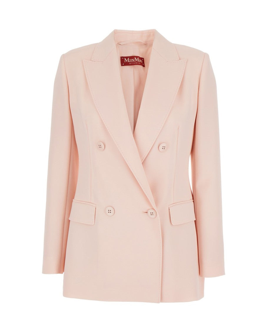 Max Mara Pink Crepe Blazer