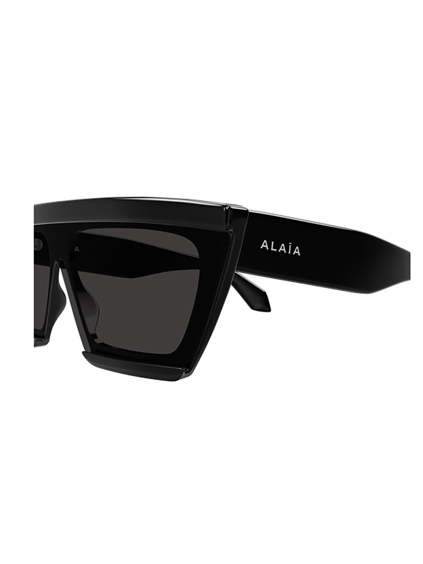 Alaïa Black Aa0104s Angular Rectangular Sunglasses