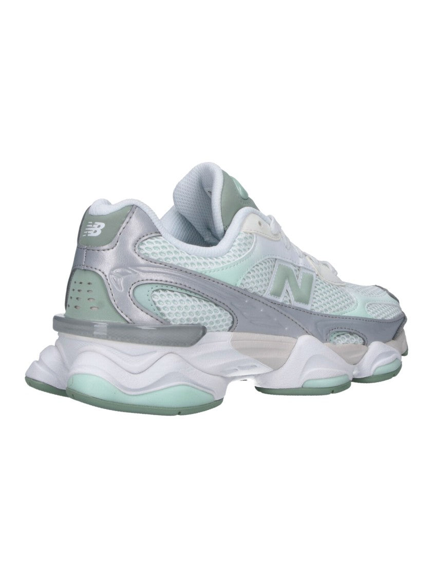 New Balance Green 9060 Chunky Suede Sneakers