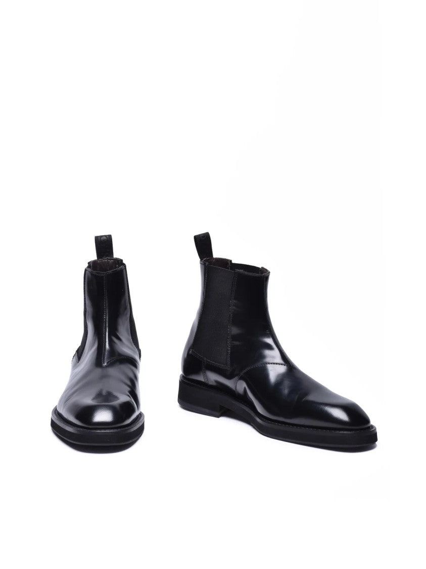 Seboy S Black Brushed Ankle Boot