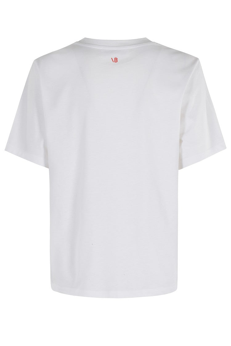 Victoria Beckham Classic Fit Slogan Tee