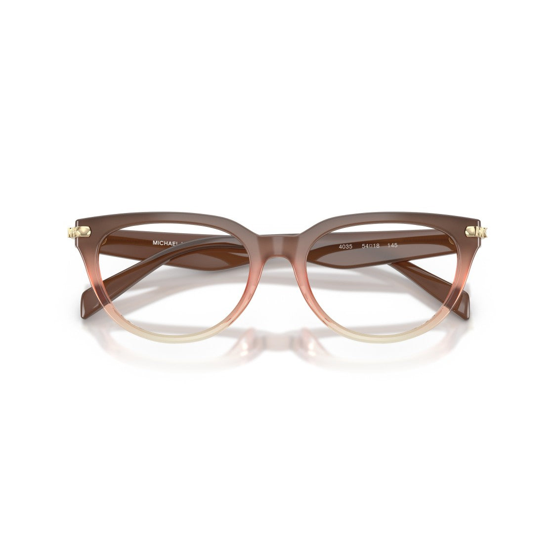 Michael Kors 0Mk4168d Rounded Acetate Eyeglasses With Warm Gradient Finish