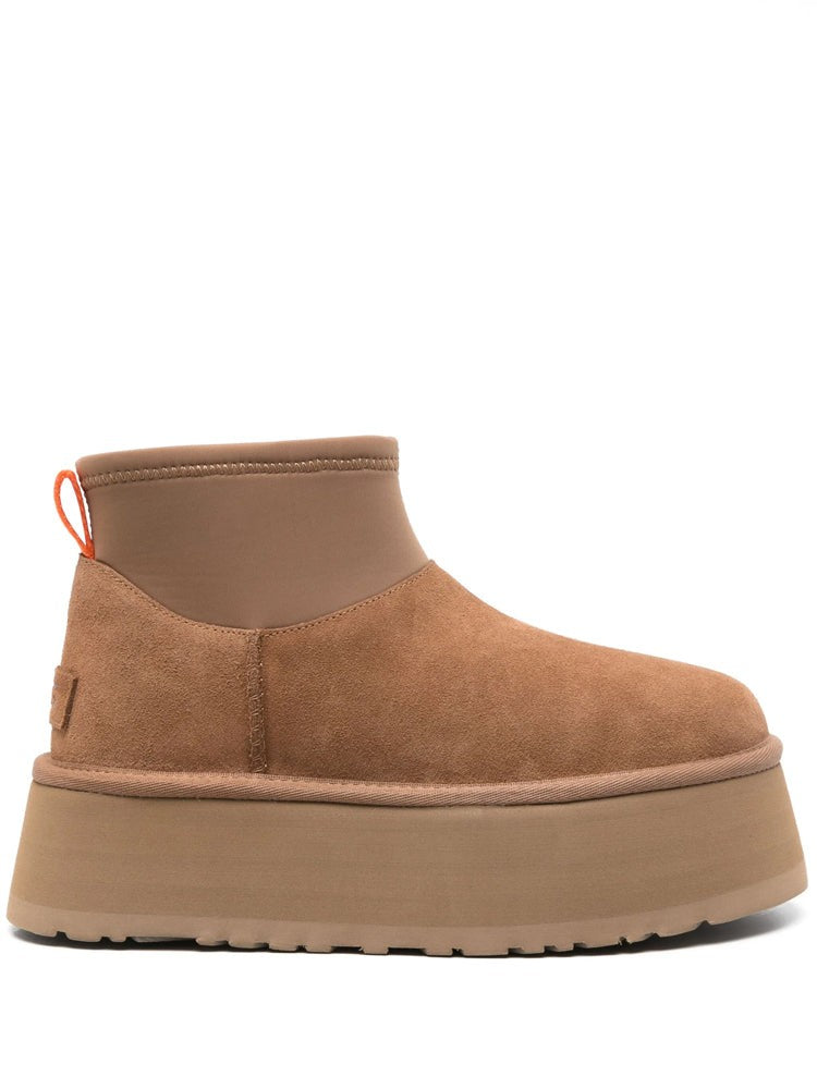 Ugg Brown Classic Mini Dipper Suede Ankle Boots