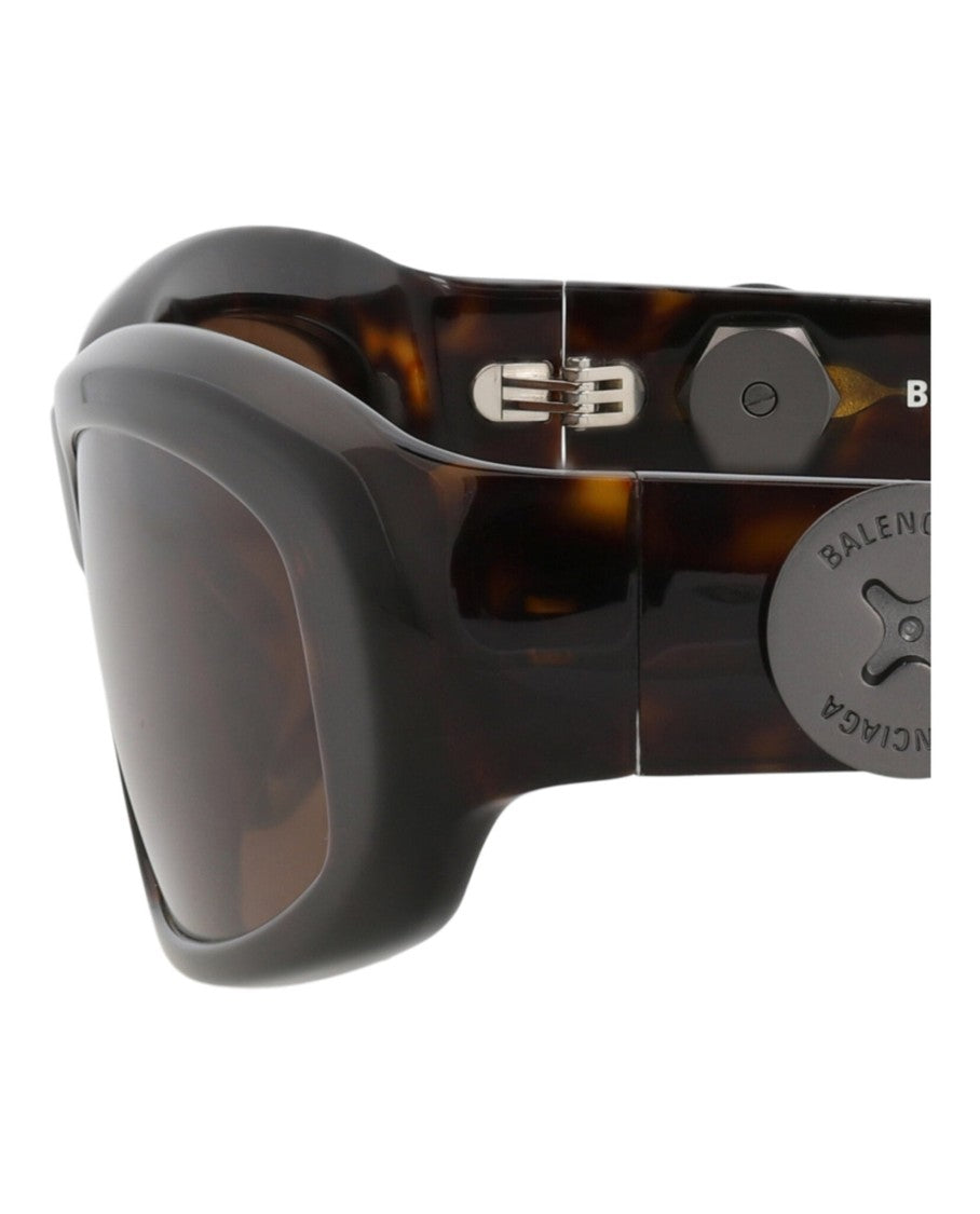 Balenciaga Square-Frame Recycled Acetate Sunglasses
