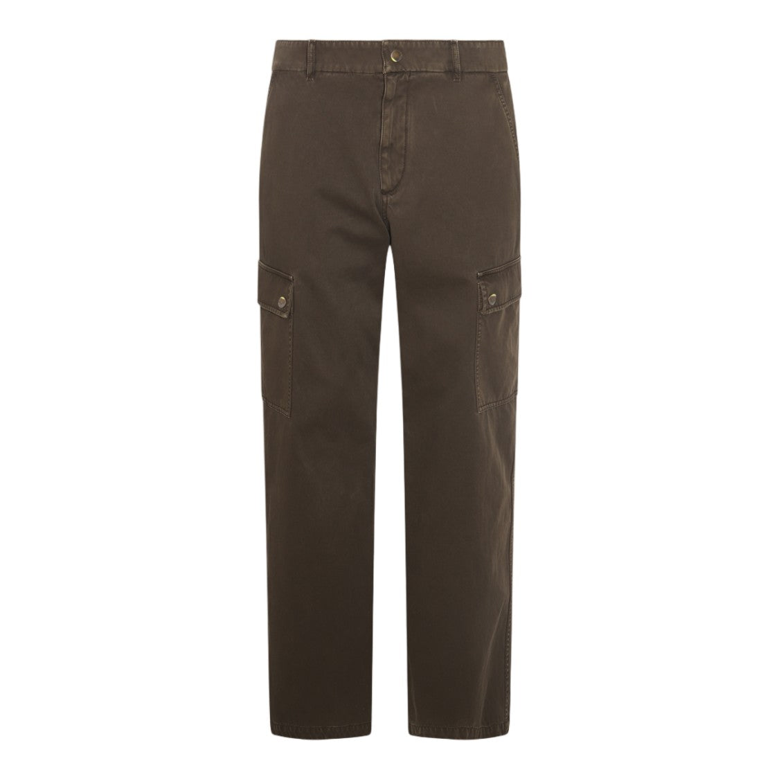 Burberry Straight-Leg Trousers With Utility Pockets And Mid-Rise Waist