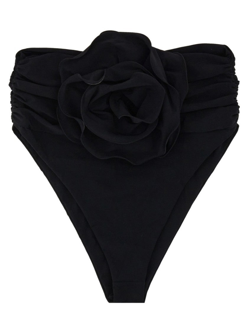 Magda Butrym Black High-Waisted Swimsuit Bottom