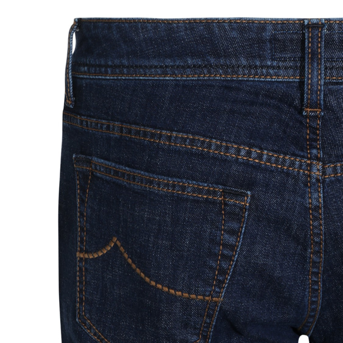 Jacob Cohen Deep Indigo Classic Five-Pocket Straight-Leg Jeans