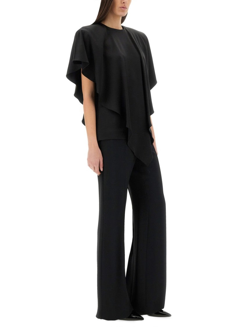 Stella Mccartney Draped Black Top