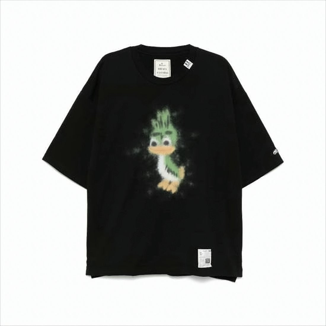Maison Mihara Yasuhiro Oversized Printed T-Shirt With Unique Green Duck Graphic