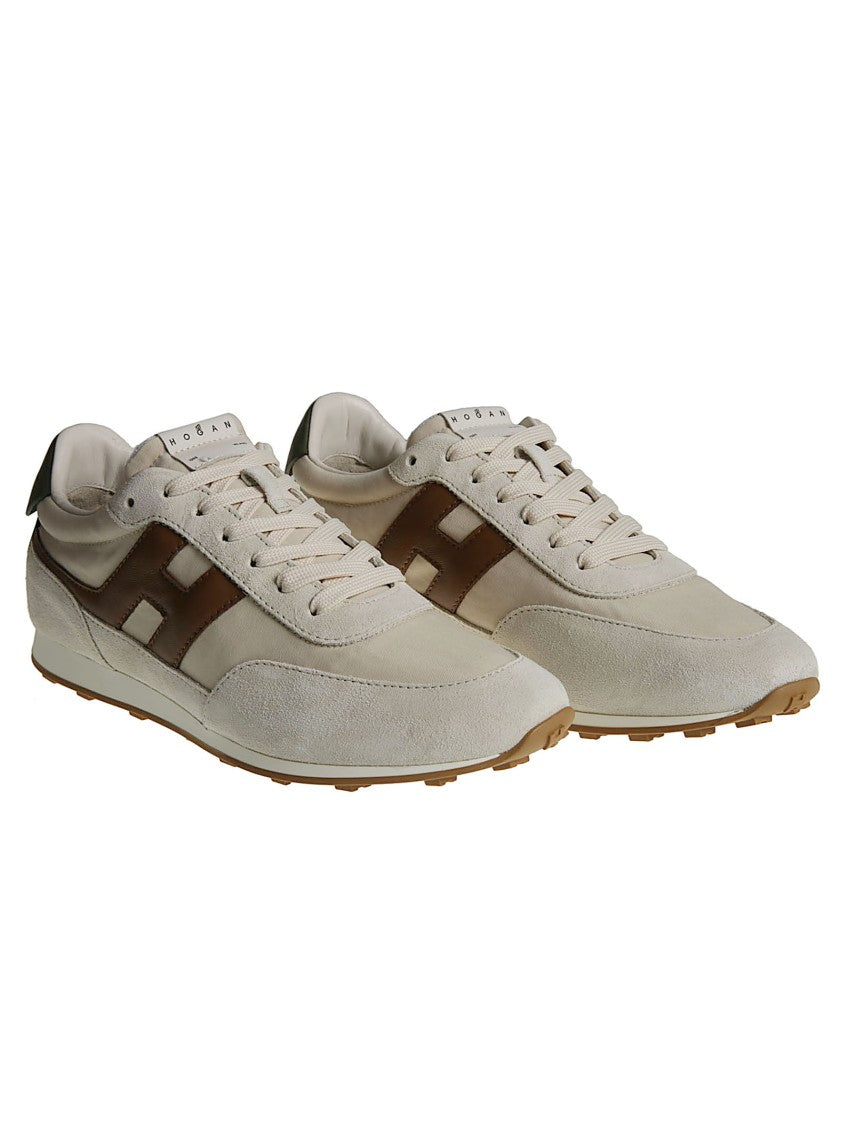 Hogan H699 Polyamide-Blend Suede Sneakers