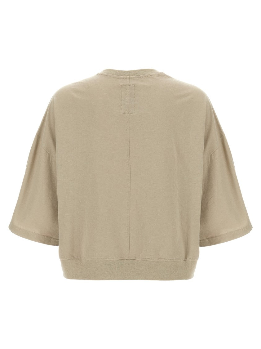 Rick Owens Cropped Cotton T-Shirt