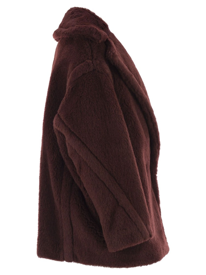 Max Mara Olga - Teddy Bear Icon Coat Short In Alpaca And Wool