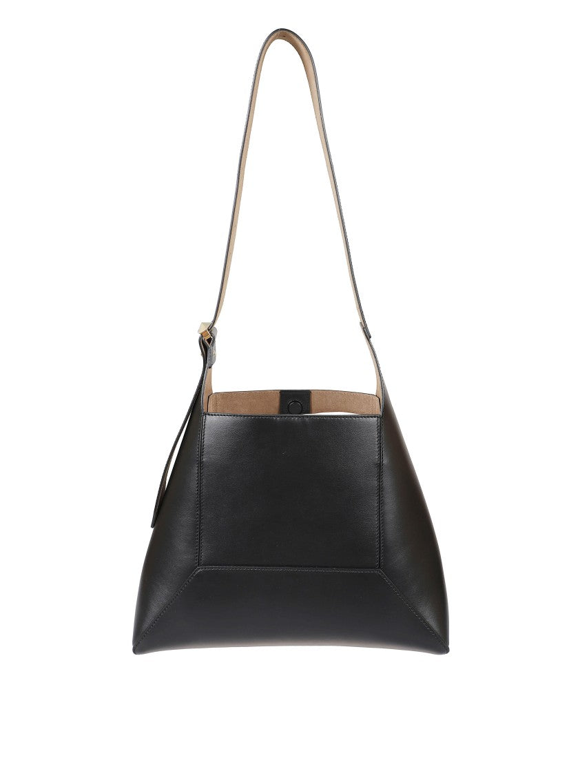 Jimmy Choo Structured Leather Shoulder Bag