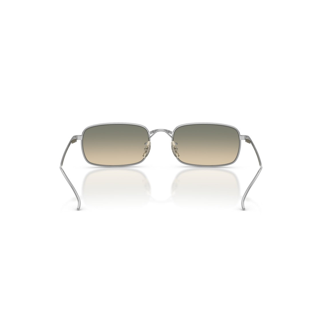 Oliver Peoples 0Ov1364st Rectangular Titanium Sunglasses With Gradient Lenses