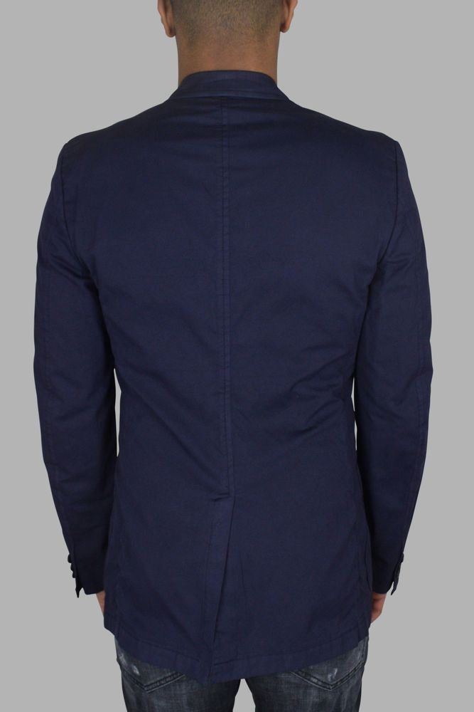 Prada Tailored Blue Cotton Prada Jacket