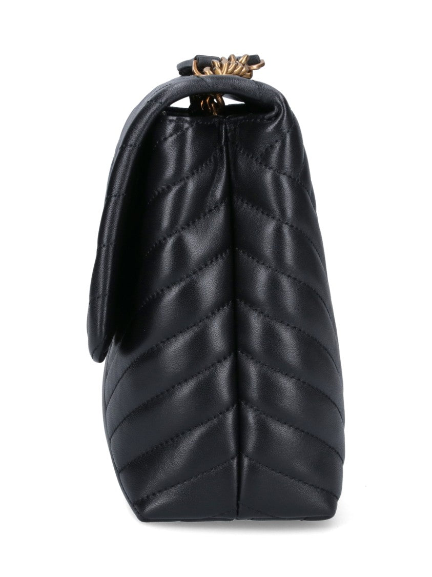 Tory Burch Convertible "Kira" Shoulder Bag – Black