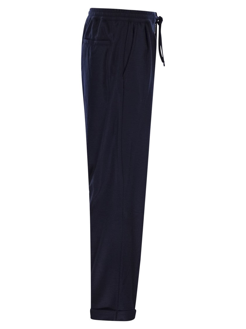 Fedeli Harvard - Soft Cashmere Flannel Trousers