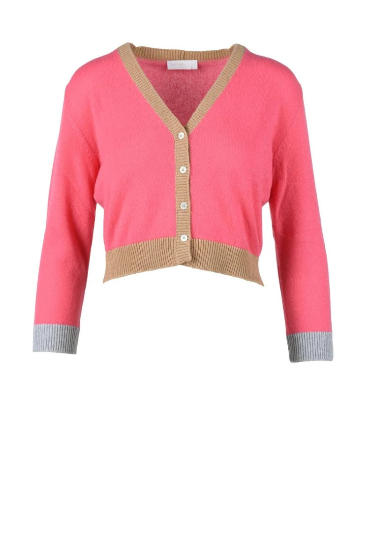 Rocco Ragni Cashmere Cardigan - Pink