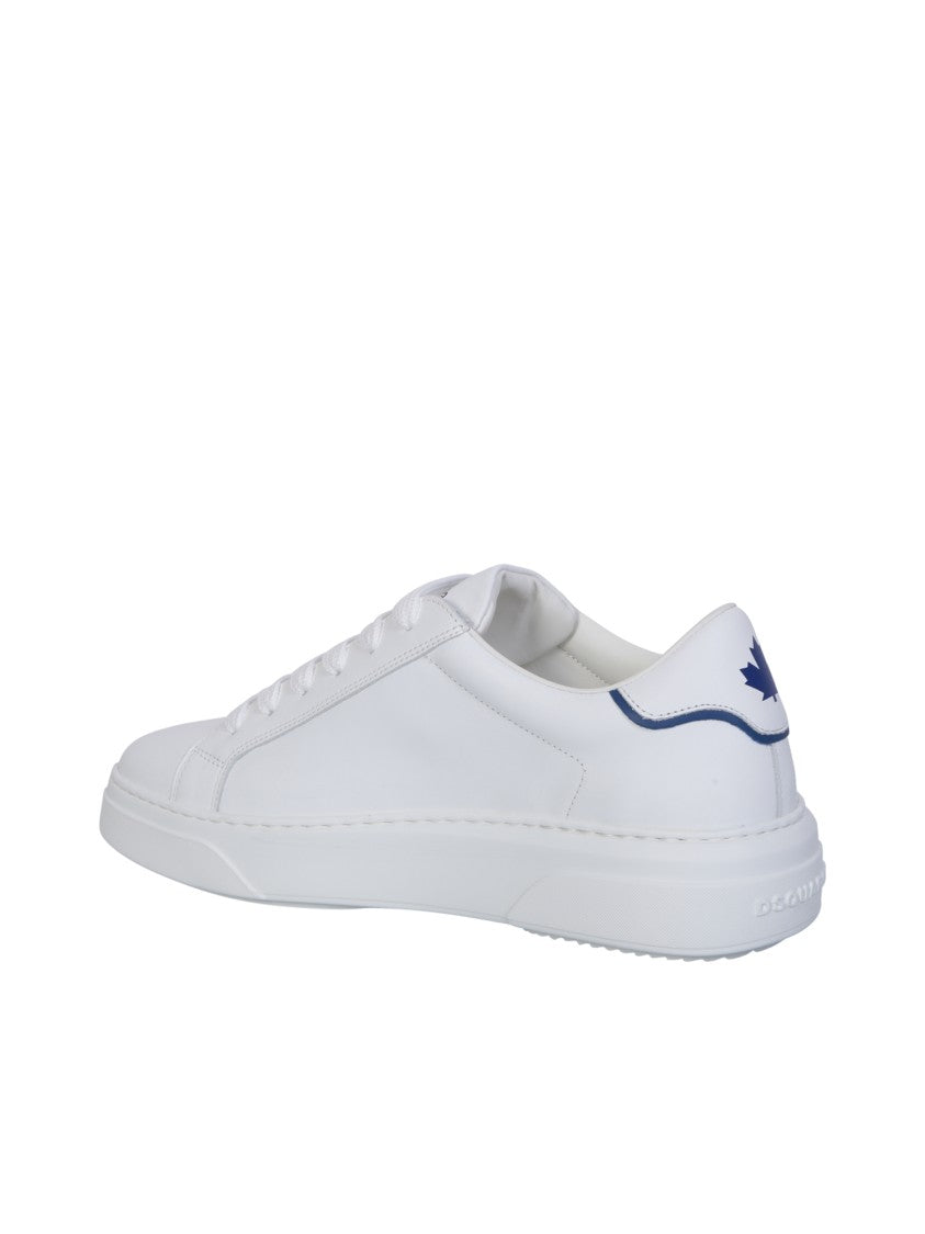 Dsquared2 White Lace-Up Sneakers