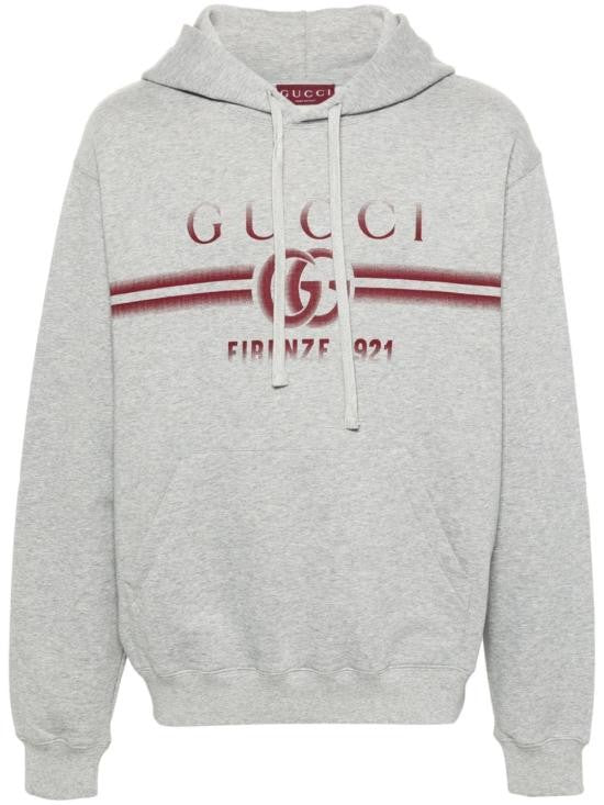 Gucci Light Grey Cotton Hoodie